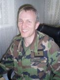 Náčelník oddelenia výcviku a vzdelávania major Ing. Marián Martinický