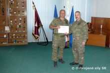 Rozlúčka pred vyslaním na plnenie úloh v misii UNFICYP